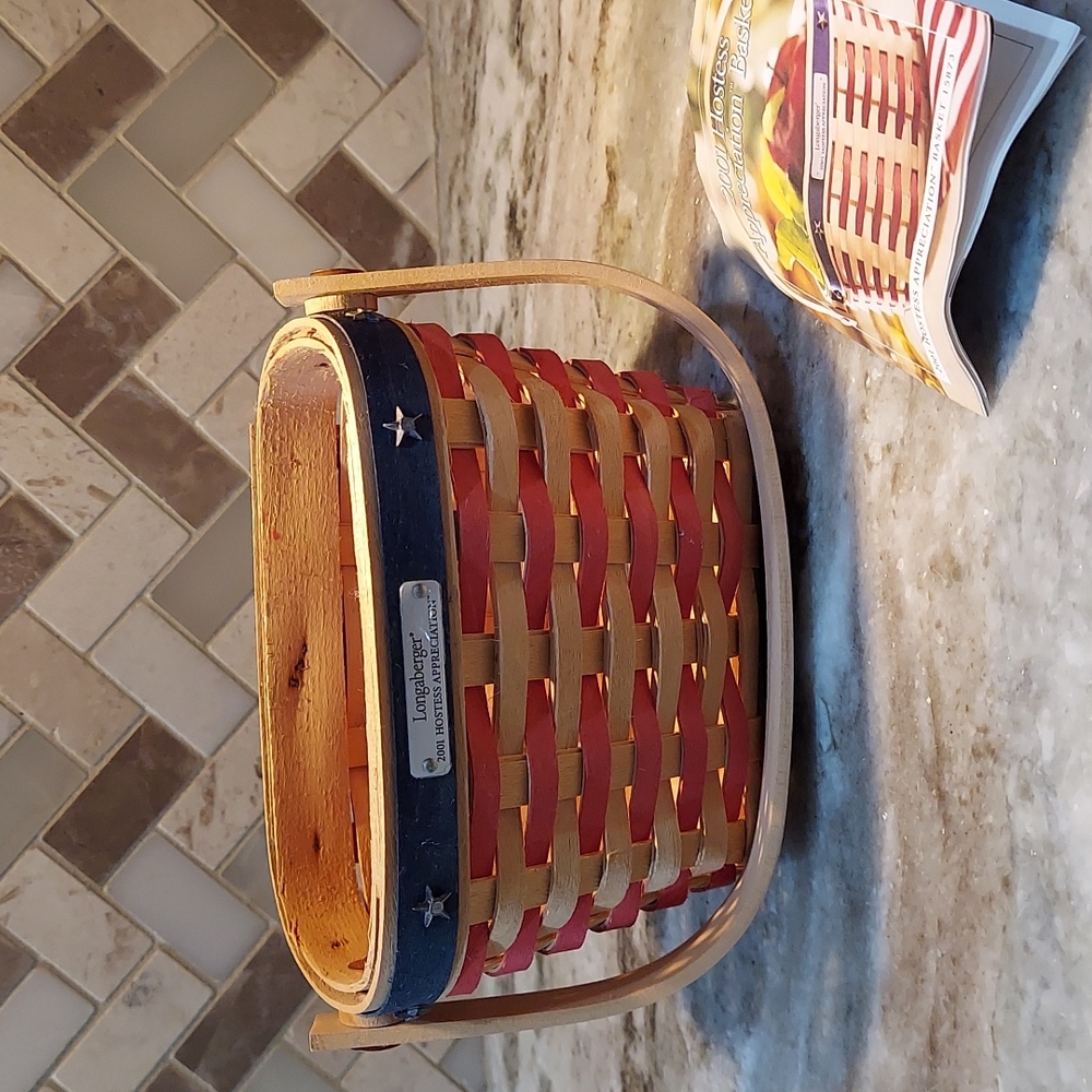 2001 Longaberger Hostess Appreciation basket